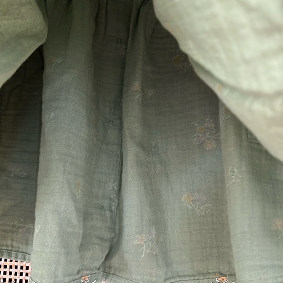 📫 BUY 2 for $20📫 Cat&Jack Dainty Green Flower Print Girl skirt size L 10/12 - Picture 4 of 6